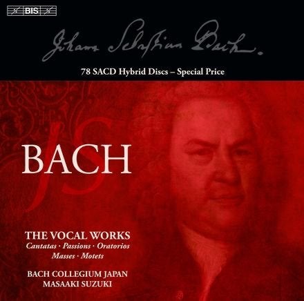 Johann Sebastian Bach - The vocal works - 78 SUPERAUDIO CDs, Envoi, Neuf, dans son emballage, Bach