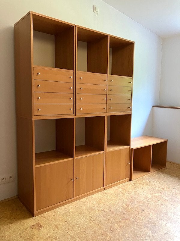 Meuble modulable vintage IKEA AKROBAT (1999), 25 à 50 cm, Avec tablette(s), 150 à 200 cm, Comme neuf