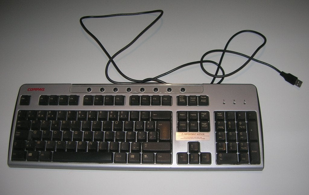 Toetsenbord (klavier) COMPAQ, Ophalen, Zo goed als nieuw, Bedraad, Compaq