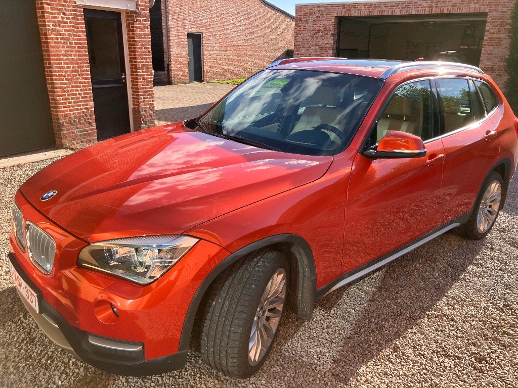 BMW X1, Auto's, Achterwielaandrijving, Beige, Leder, Bedrijf