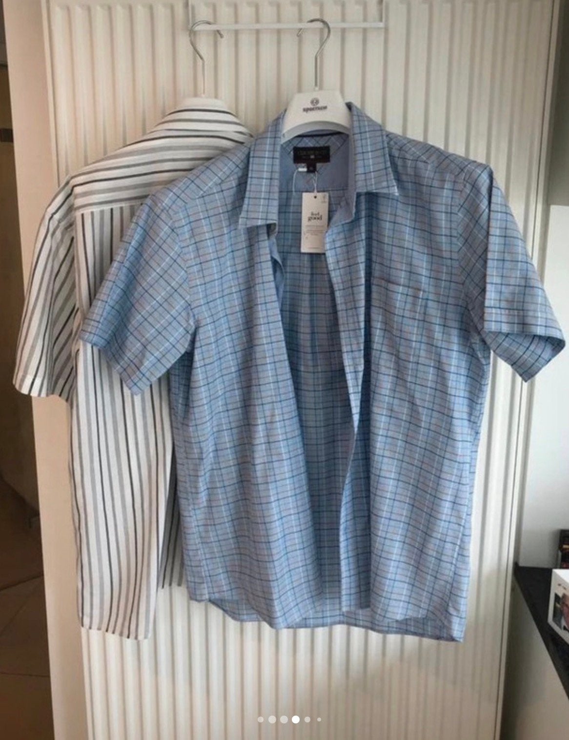 Set van 2 Luxe Zomerhemden  Cricket & Co XL Palazzo Z.G.A.N., Enlèvement ou Envoi, Comme neuf, Bleu