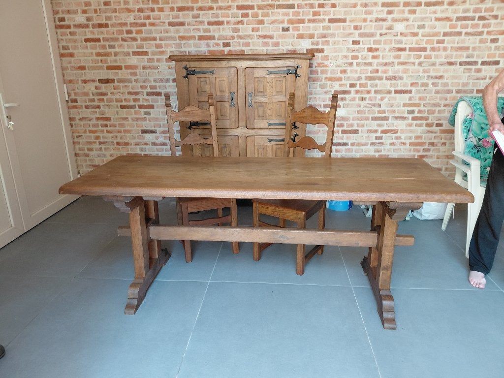 Antieken eetkamer, Huis en Inrichting, Complete eetkamers, Ophalen, Gebruikt, Antiek