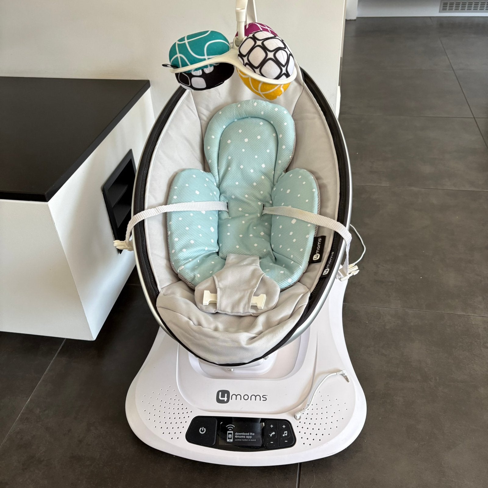 4Moms Mamaroo, Gebruikt, Wipstoel, Met gordel(s) of riempje(s), Ophalen