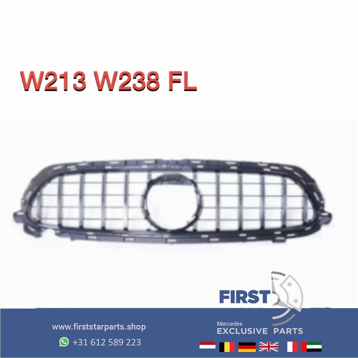 W213 W238 FACELIFT E KLASSE GT GRIL 2018-2022 PANAMERICANA g, Utilisé, -, -, Enlèvement ou Envoi