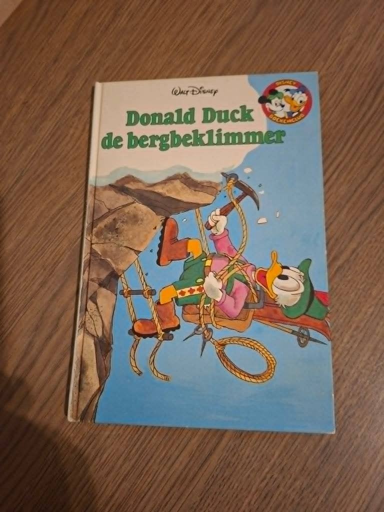 Vintage kinderboek : Donald Duck, de bergbeklimmer, Boeken, Non-fictie, Walt Disney, Ophalen of Verzenden, Zo goed als nieuw