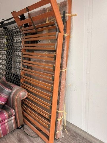 2 verstelbare lattenbodems 80 x 200, Ophalen, Gebruikt