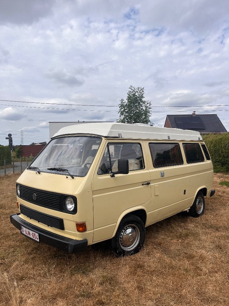 Volkswagen T3 Diesel 1982 reisklaar, Autos, Volkswagen, Autres modèles, Achat, Boîte manuelle, Diesel