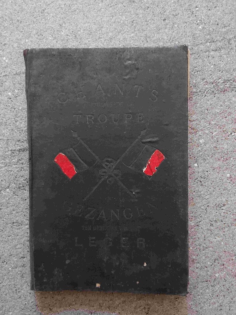 Chanson Lied Leger Armée België Belgique Troupe Officier Sgt, Verzamelen, Militaria | Algemeen, Verzenden, Landmacht, Boek of Tijdschrift
