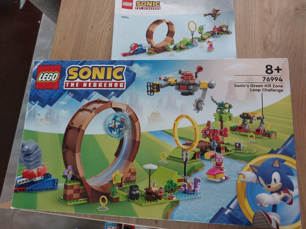 Lego Sonic - Sonics Green HIll Zone (76994), Inclusief instructies, Overige thema's, Lego, Ophalen of Verzenden
