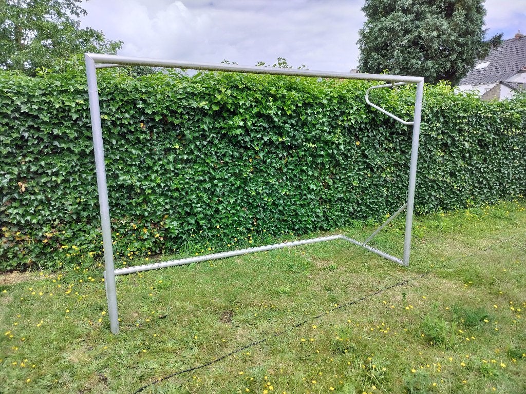 Aluminium voetbaldoel 300  200 cm – demontabel – stevig, Ophalen, Gebruikt, Overige typen