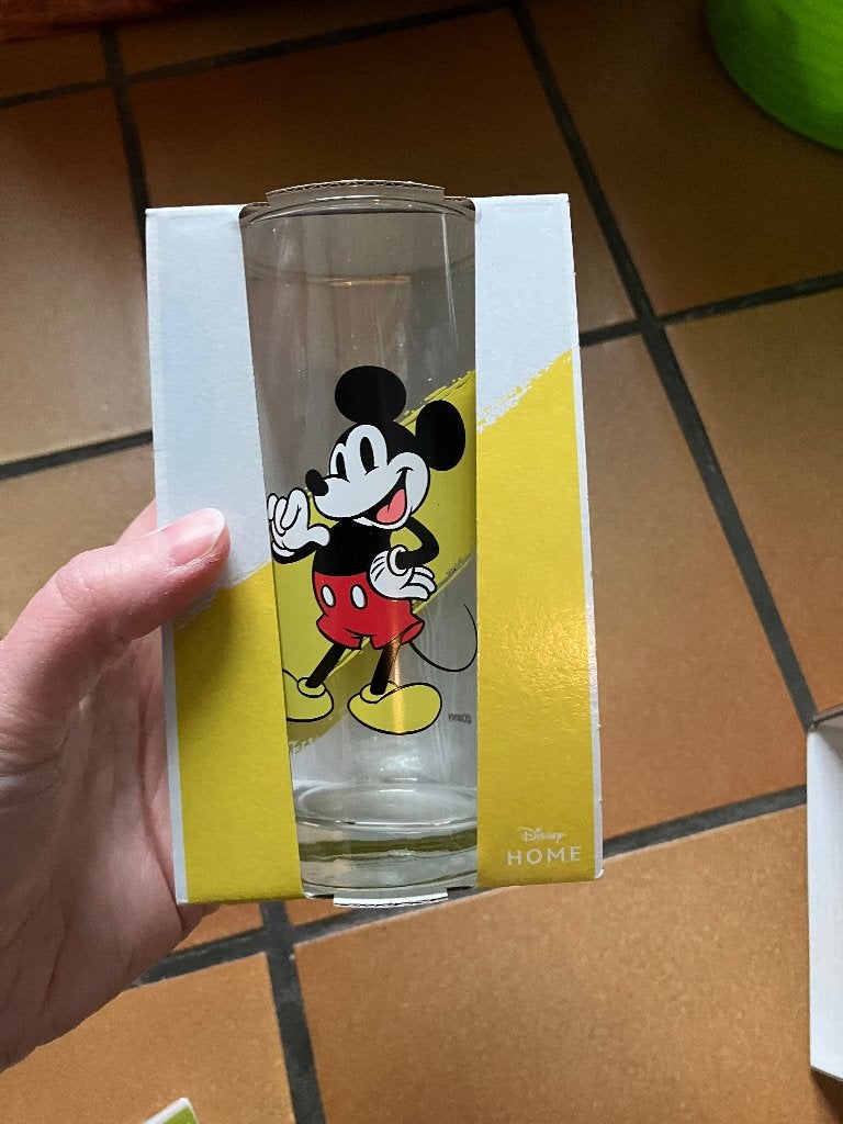 Disney Glas Mickey Mouse - Nieuw in verpakking, Verzamelen, Disney, Ophalen of Verzenden, Mickey Mouse, Nieuw, Servies