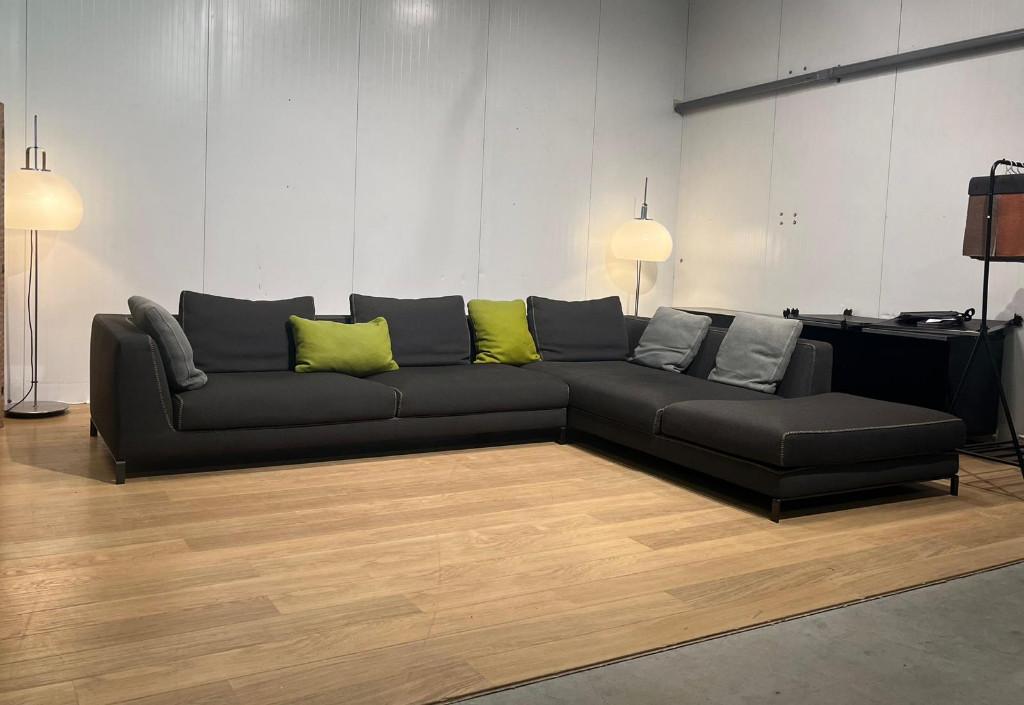 TBE B&B Italia Ray canapé d’angle + garantie – PN: 14.500€, Maison & Meubles, Design Bankstellen B&B Italia, 150 cm ou plus, Quatre personnes ou plus