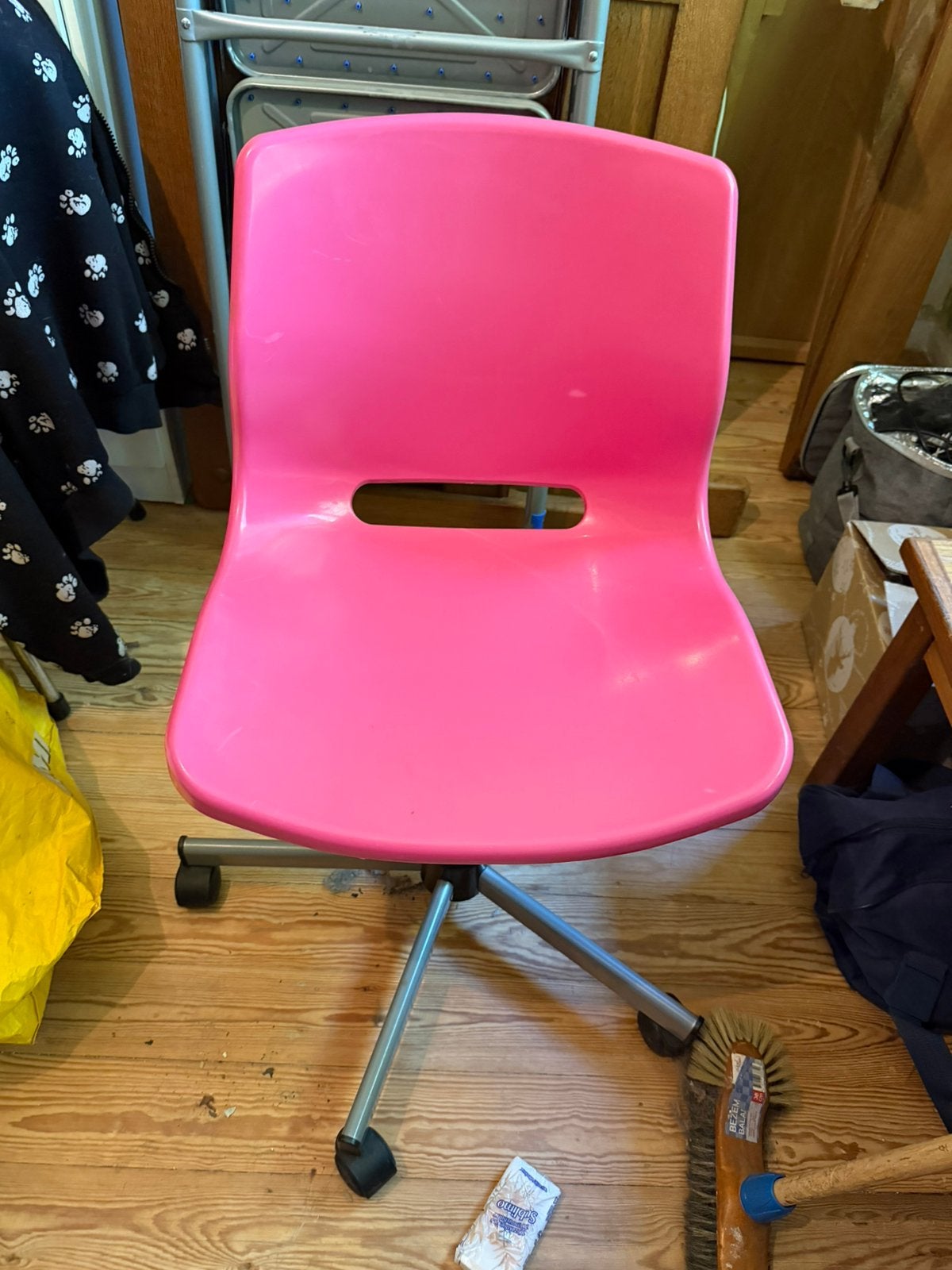 Kinder bureaustoel Ikea verstelbaar, Huis en Inrichting, Ophalen of Verzenden, Gebruikt, Roze, Bureaustoel