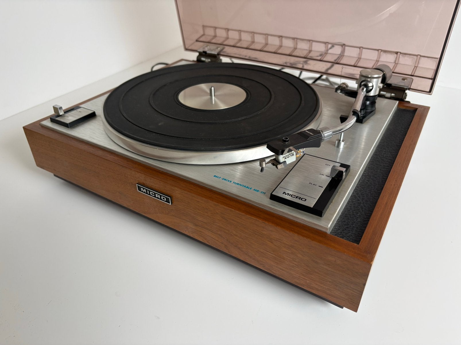 Tourne-disques vintage Micro Seiki MR-211 — Needle Top, Enlèvement, Utilisé, Tourne-disque, Autres marques