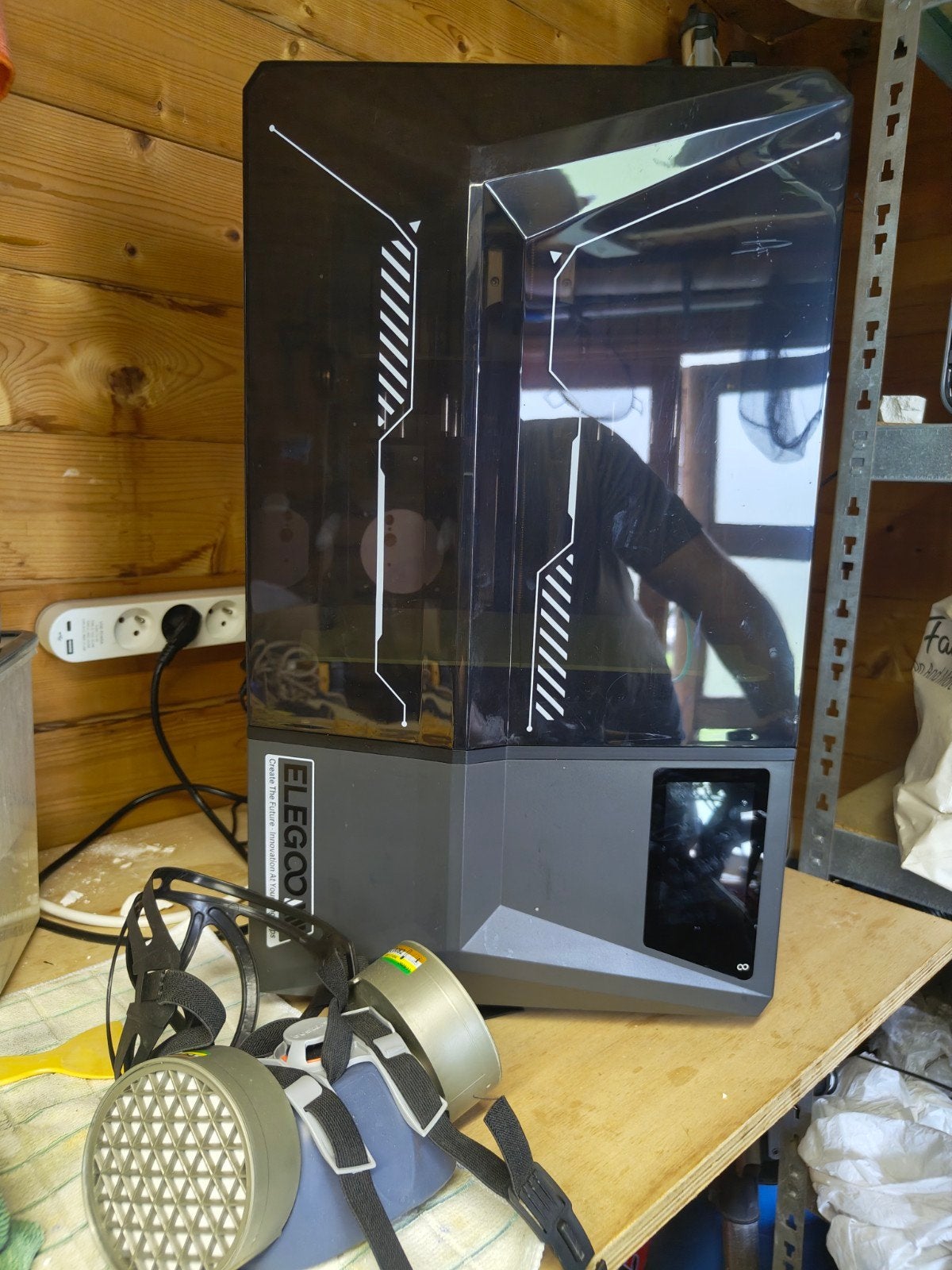 Elegoo saturn 4 ultra + Sunlu UV station, Computers en Software, 3D Printers, Ophalen, Gebruikt, Ingebouwde Wi-Fi, Elegoo