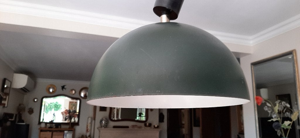 Lampenkap, Huis en Inrichting, Lampen | Lampenkappen, Gebruikt, Rond, Groen, Metaal, Ophalen of Verzenden