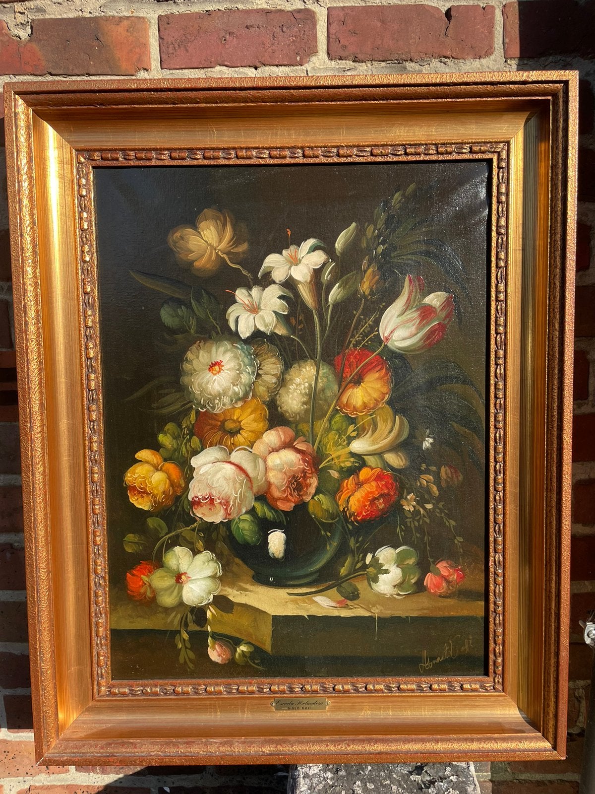 Schilderij in de stijl van 17e eeuws Hollandse School, Antiek en Kunst, Ophalen, Nederlandse school, Origineel werk, Doek