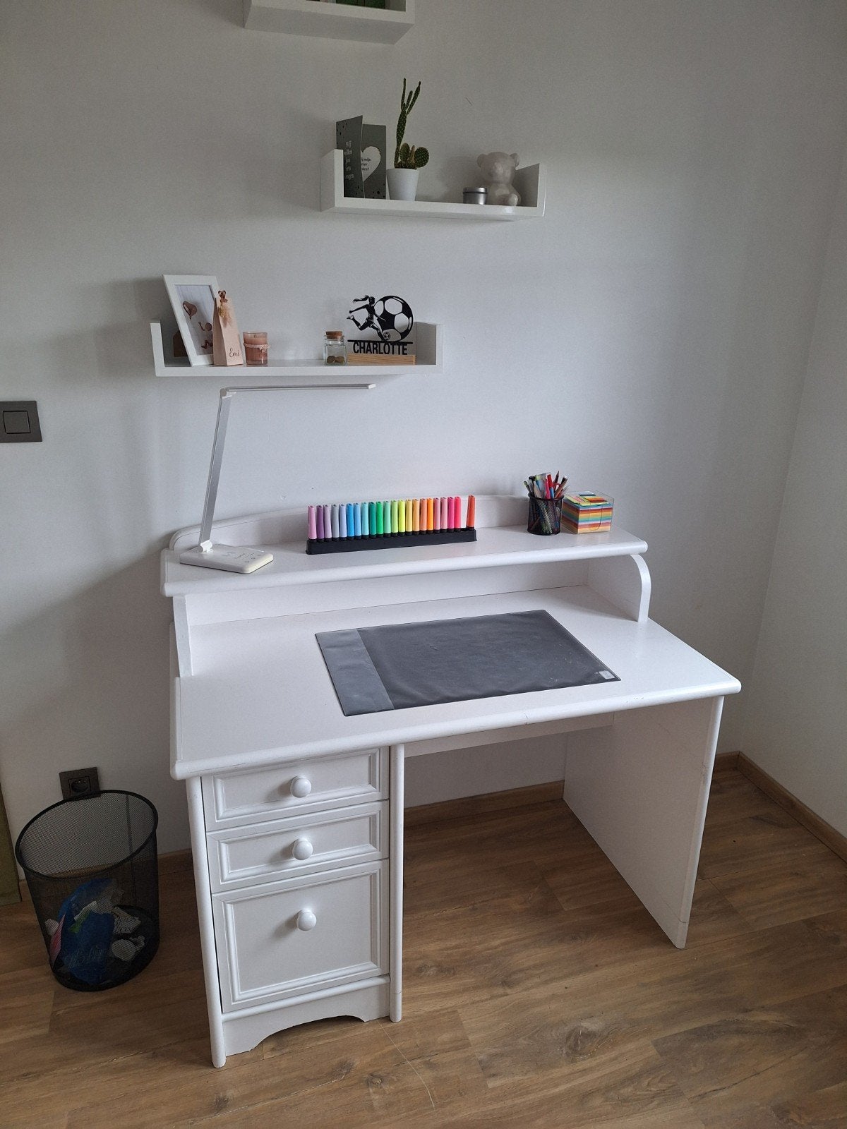 mooie, landelijke bureau wit, Huis en Inrichting, Ophalen