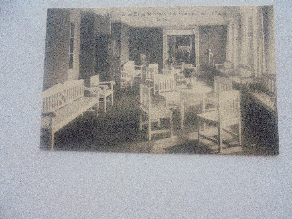 eupen -colonie belge- la salon, Collections, Cartes postales | Belgique, Envoi, 1920 à 1940, Non affranchie, Liège