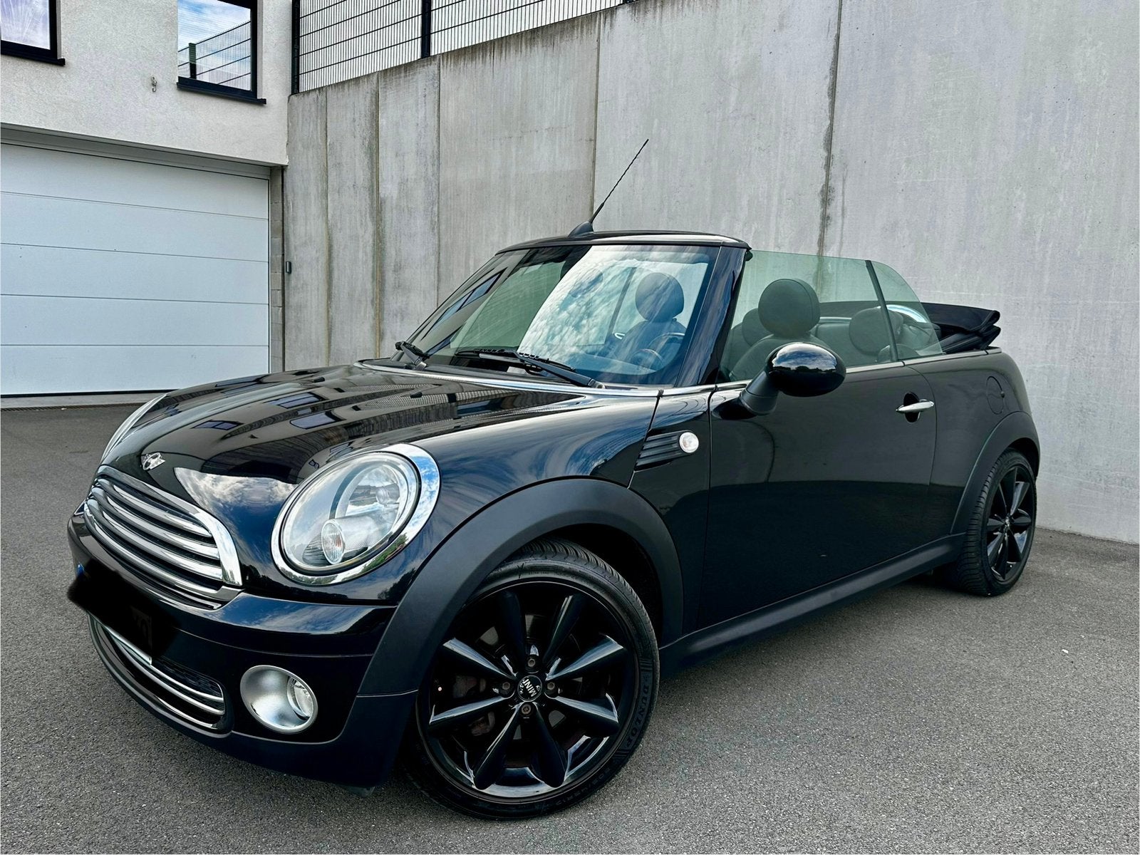 MINI Cooper Cabriolet 1.6i *Garantie 12 Mois *139.000KM, Autos, Cuir, Essai à domicile, Achat, Noir