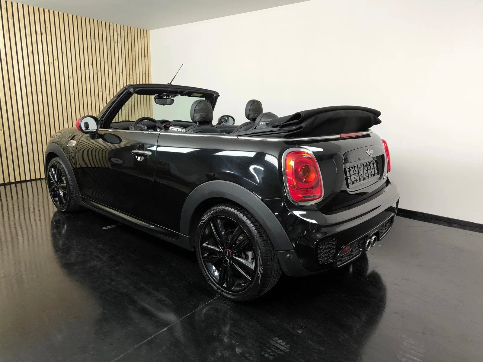 MINI Cooper S Cabriolet JCW pack (automatique), Cuir, Entreprise, Carnet d'entretien, Noir