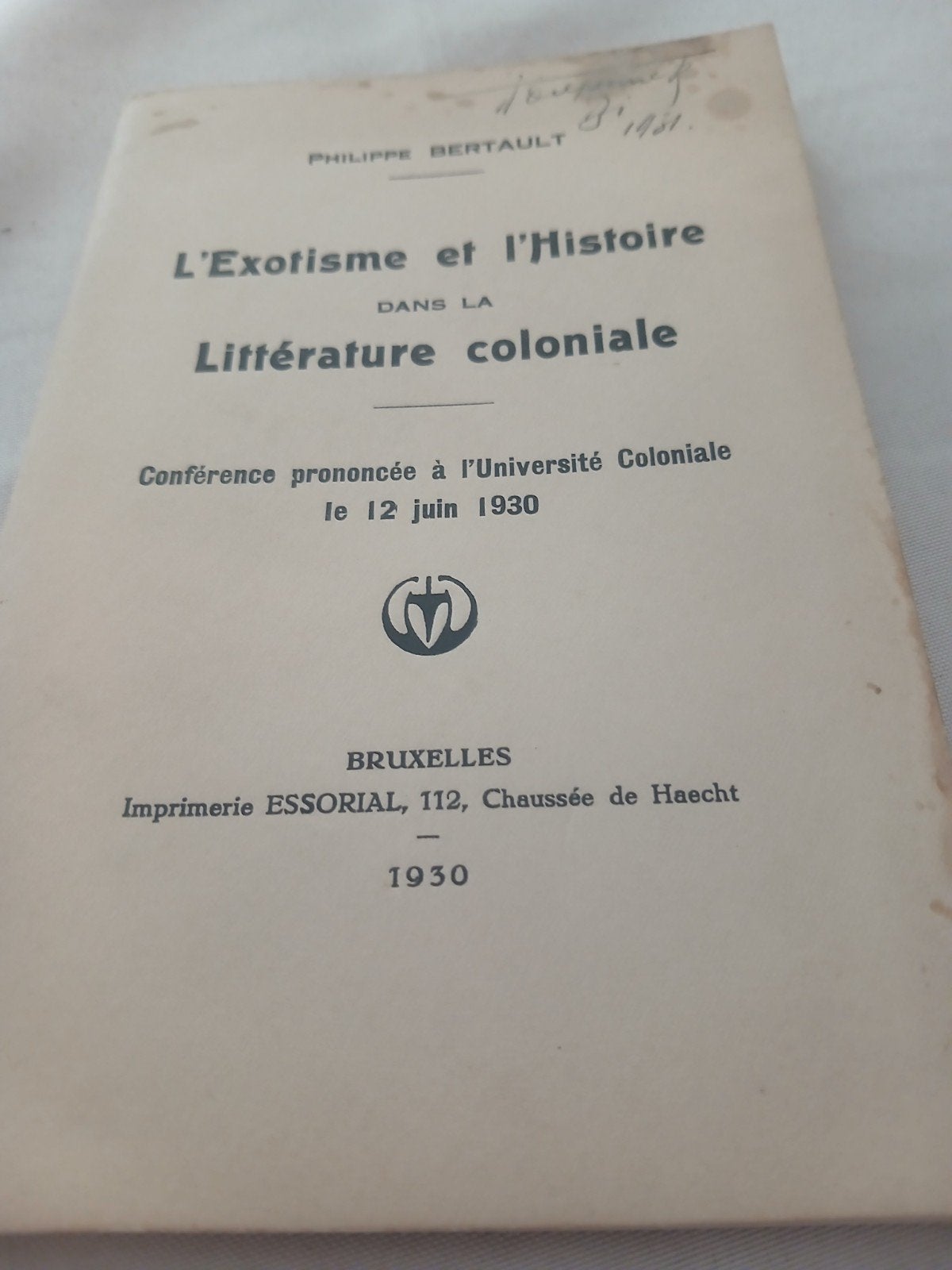 exotismeet histoire dans la litterature coloniale, Enlèvement ou Envoi