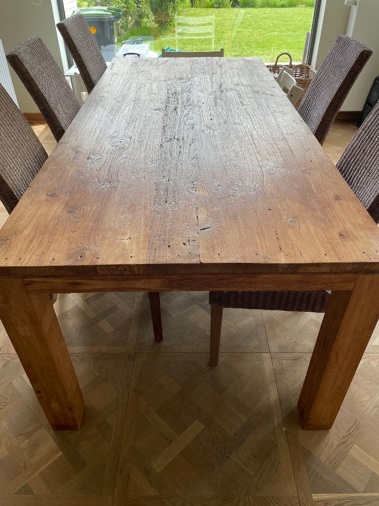 Table en teck Bristol, Maison & Meubles, Tables | Tables à manger, Teck, Comme neuf, Enlèvement, 50 à 100 cm