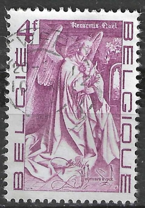 Belgie 1974 - Yvert 1733 /OBP 1737 - Aartsengel Gabriel (ST), Verzenden, Gestempeld, Gestempeld, Kerst