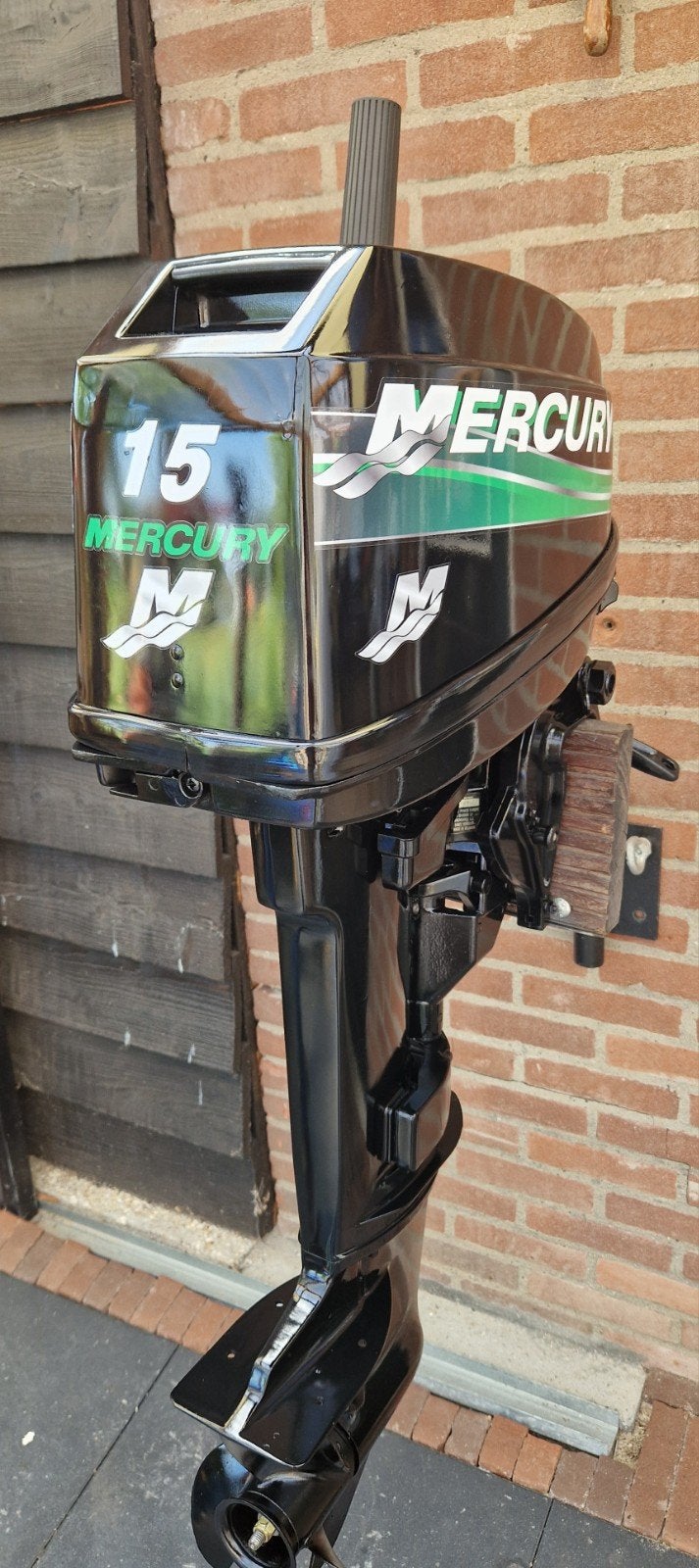Mercury 15pk kortstaart op knuppel, Ophalen of Verzenden, Buitenboordmotor
