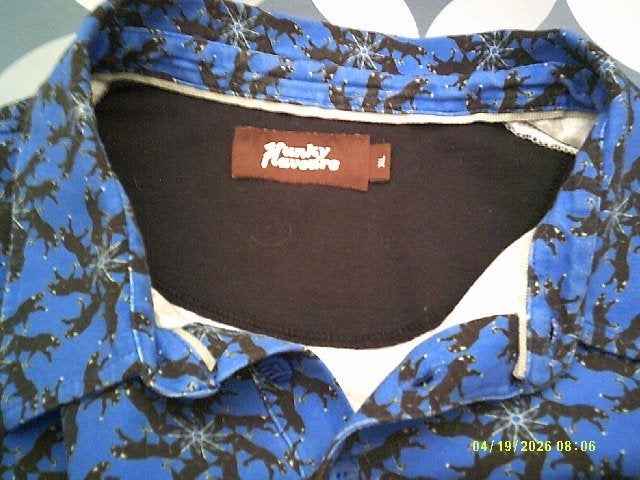 Polo 4 Funky flavours met lange mouwen Blauw XL., 4 Funky Flavours, Enlèvement ou Envoi, Taille 56/58 (XL), Porté