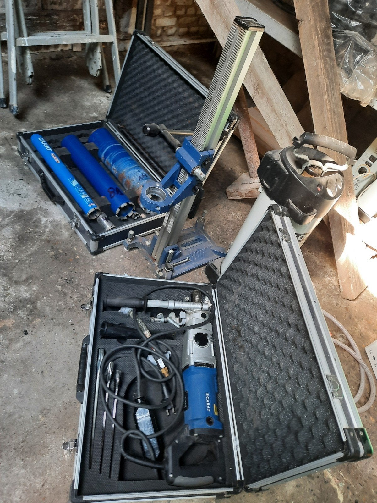 Carat diamantboormachine  set incl statief boren watervat, Ophalen