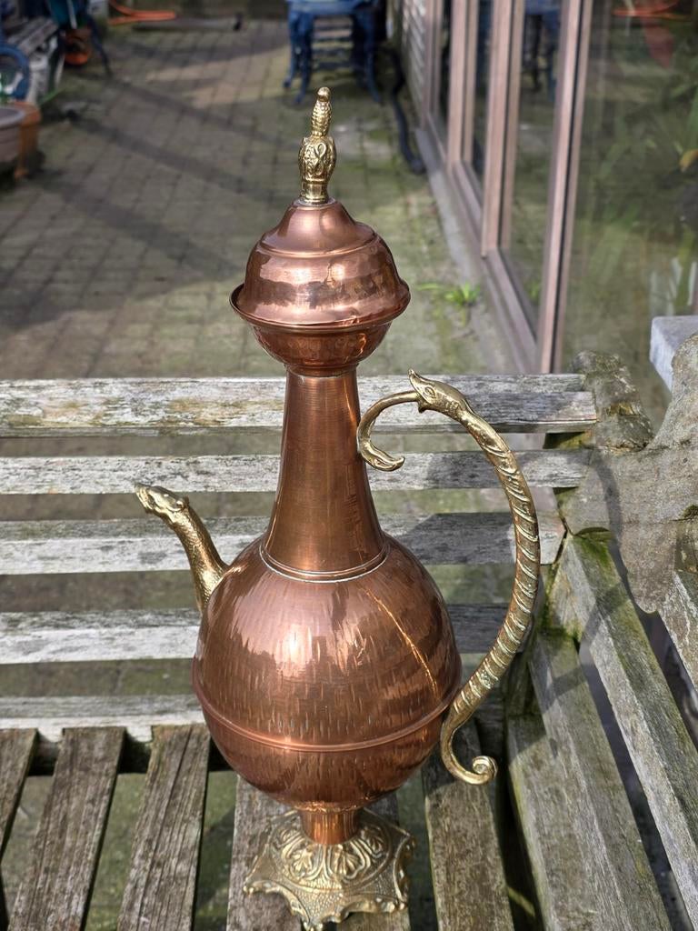 Rood koperen kan, Ophalen of Verzenden, Koper