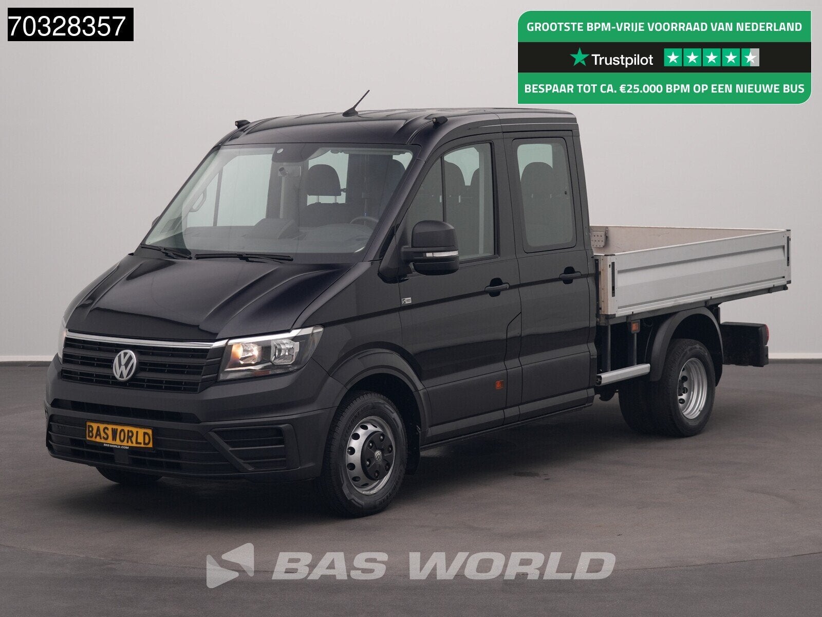 Volkswagen Crafter 122pk Dubbel Cabine Open Laadbak Dubbellu, 90 kW, Gebruikt, Euro 6, 4 cilinders