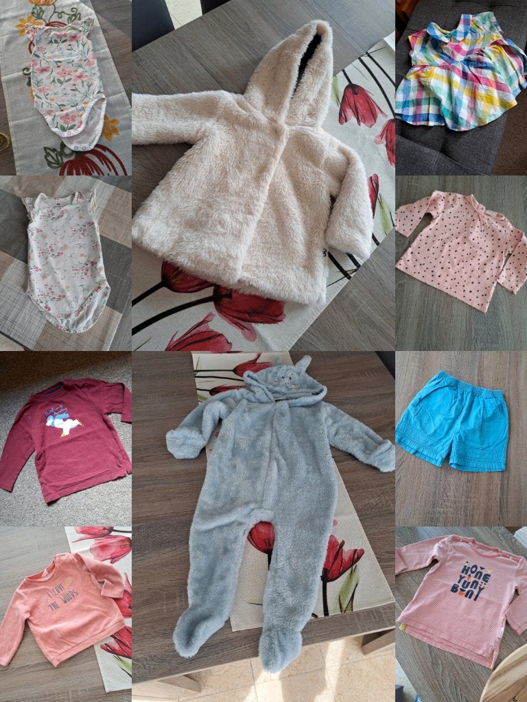 Pakketje meisjeskledij maat 74, Kinderen en Baby's, Babykleding | Baby-kledingpakketten, Zo goed als nieuw, Maat 74, Ophalen of Verzenden