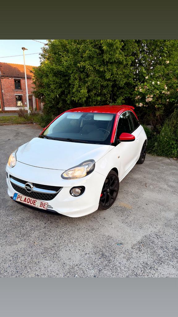 OPEL ADAM S 1.4 TURBO, Autos, Opel, Cuir, 139 g/km, 3 places, Noir