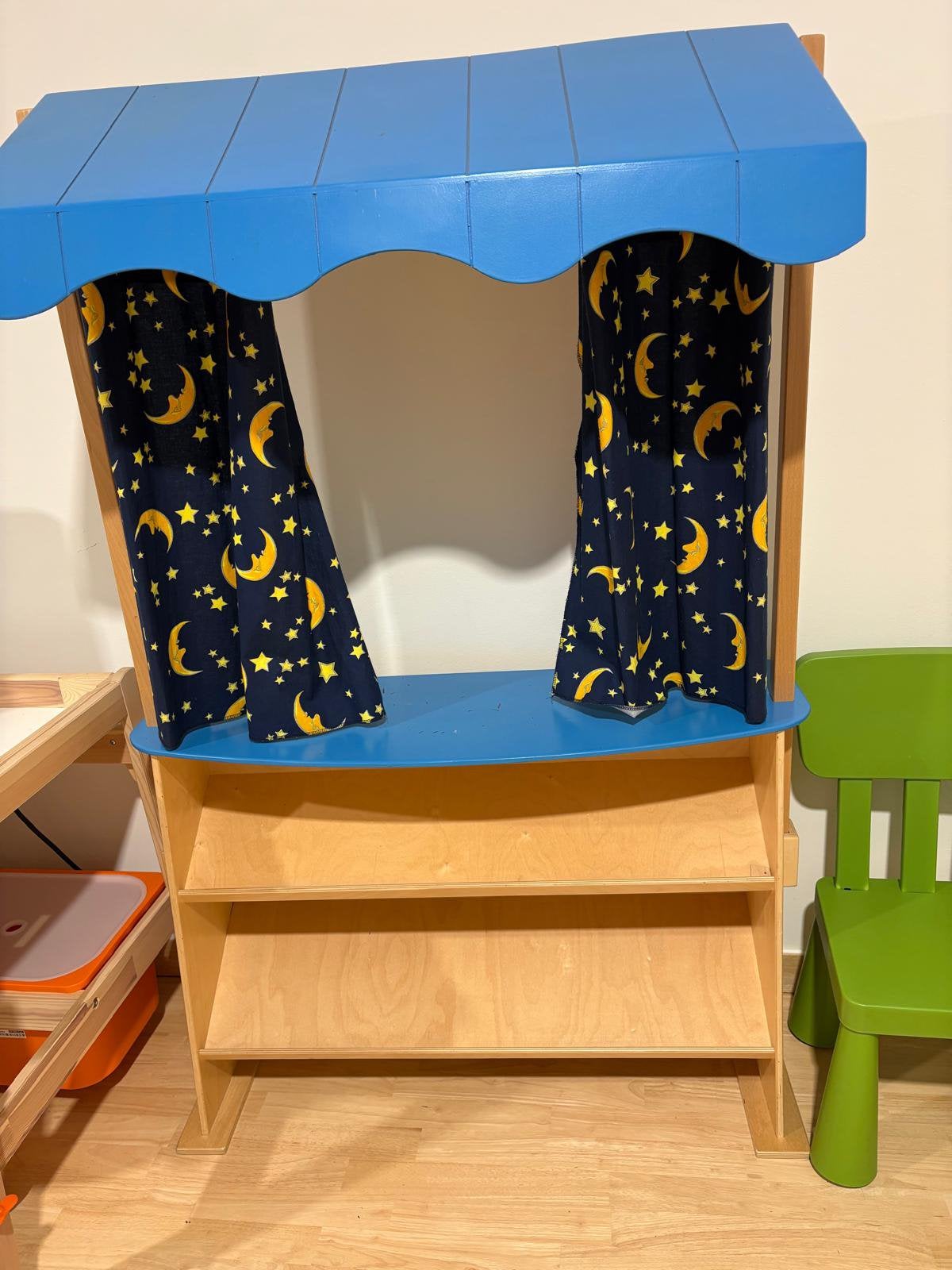 Houten degelijke poppenkast/winkel, Kinderen en Baby's, Ophalen, Gebruikt