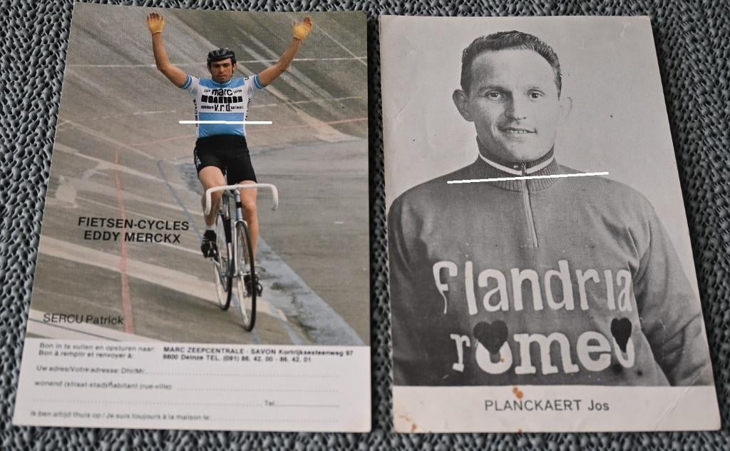 Patrick Sercu / Jos Planckaert /  2Oude foto's, Verzenden, Gebruikt, Poster, Plaatje of Sticker