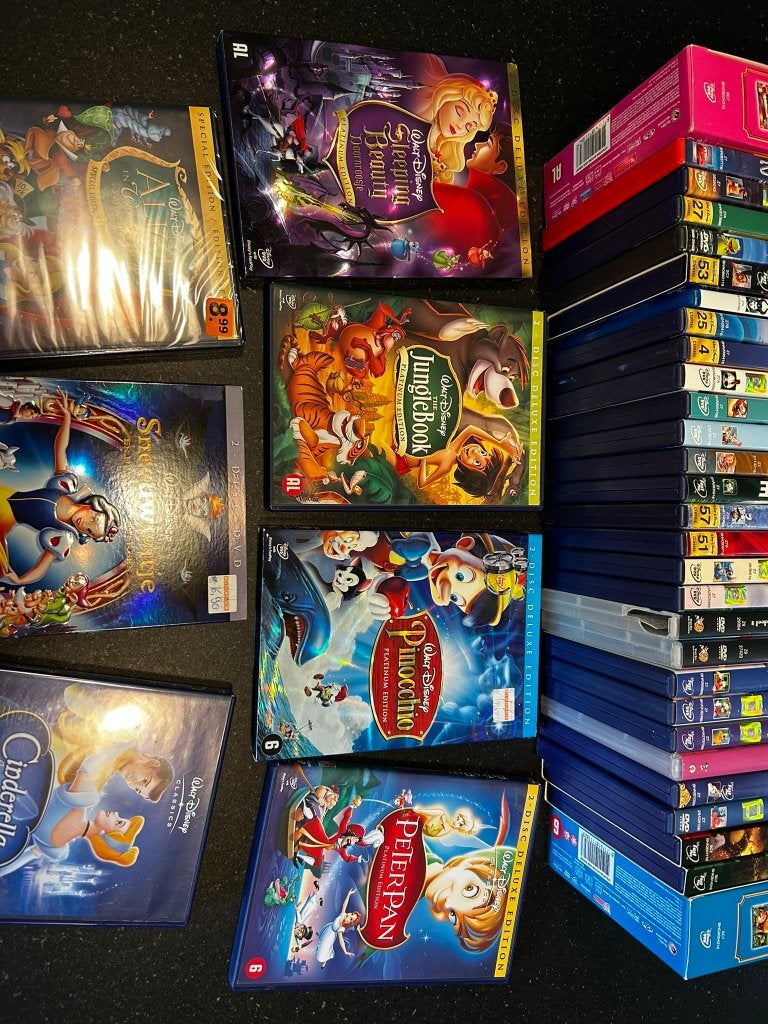 Grote Disney collectie DVD’s Classics, Platinum Editions, Ophalen, Europees, Tekenfilm, Zo goed als nieuw