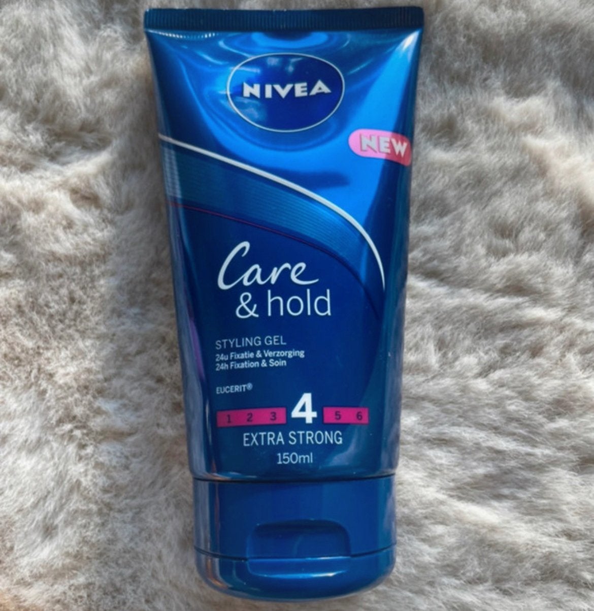 Gel coiffant Nivea Care & Hold 4 150 ml, Enlèvement ou Envoi, Neuf, Gel, Cire, Laque ou Mousse