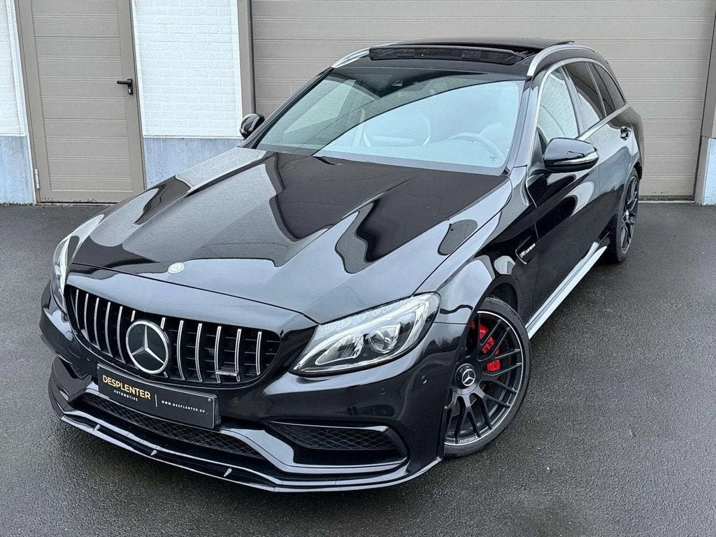 Mercedes-Benz C-CLASS 63 AMG S GARANTIE/PANO/MB HISTORY/ZETE, Auto's, Automaat, 2260 kg, Zwart, Bedrijf