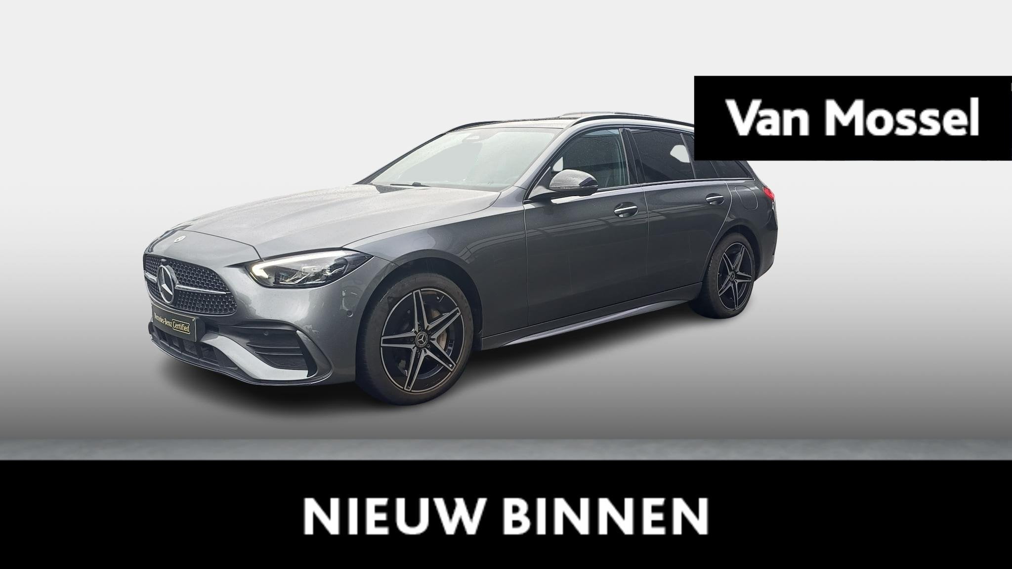 Mercedes-Benz C 300 e AMG Line Break + PANORAMISCH DAK + CAR, Automaat, Dealer onderhouden, 4 cilinders, Bedrijf