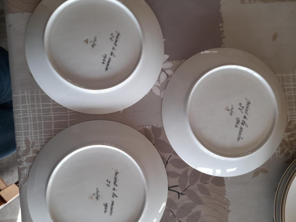 Assiettes  à poisson (10)