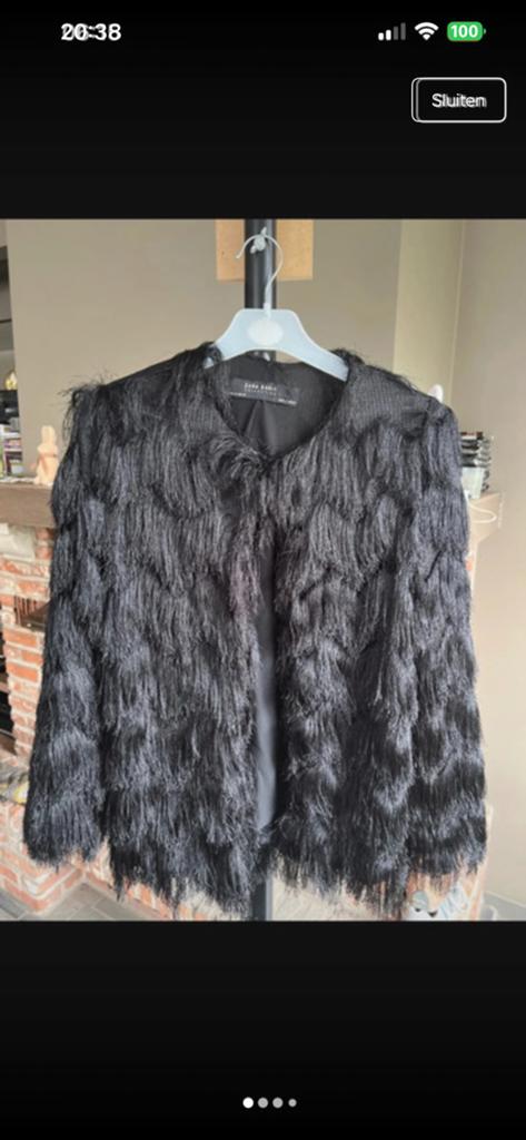 Zara trui/jas, Ophalen of Verzenden, Zo goed als nieuw, Maat 36 (S), Zwart