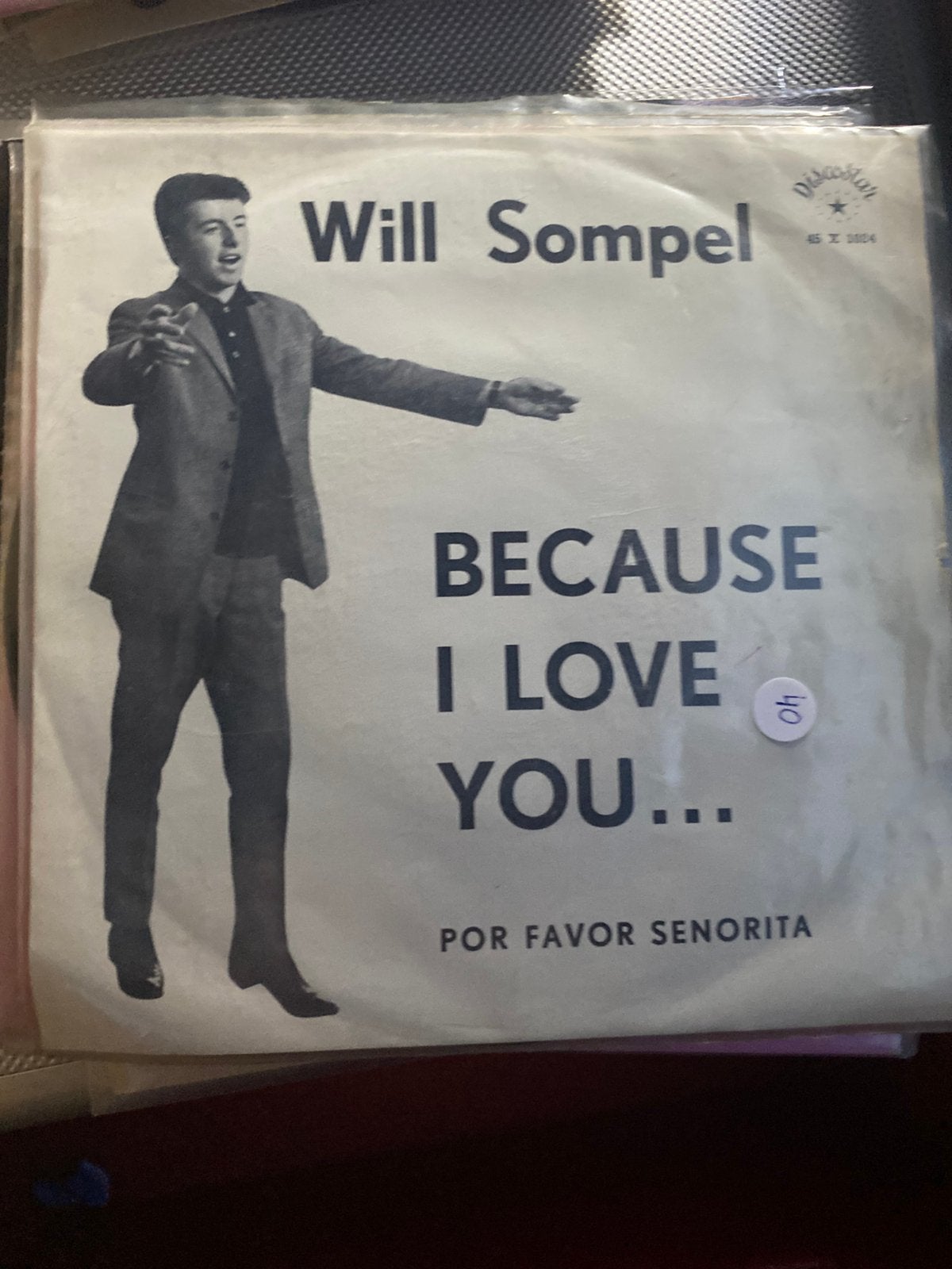 Will sompel - because i love you, Ophalen, Zo goed als nieuw, Single