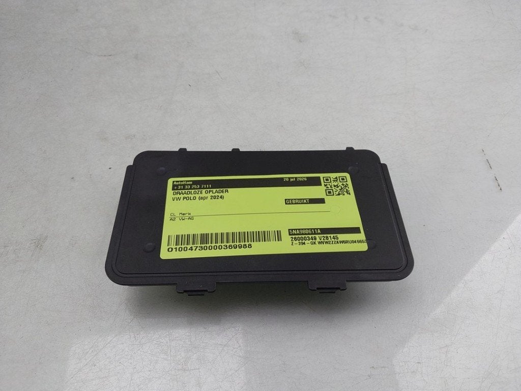 CHARGEUR DE TELEPHONE A INDUCTION (|5NA980611A|), Volkswagen AG, Utilisé, Kundenbetreuung@volkswagen.de, Berliner Ring 2
38440  Wolfsburg, DE