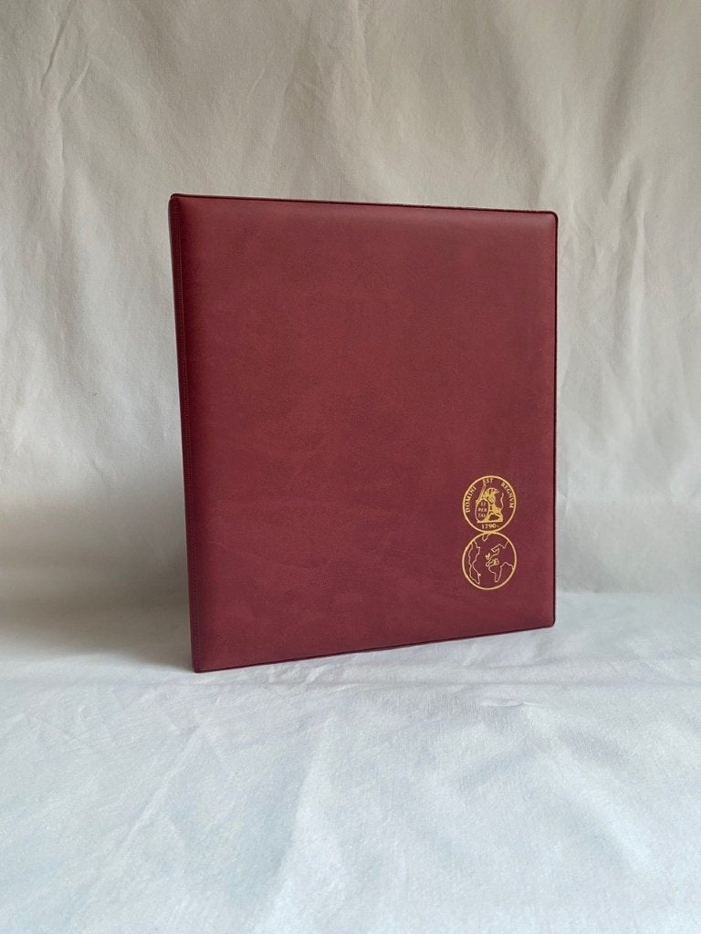 Classeur pièces monnaie + 10 feuilles glissière pour 2 euro, Envoi, 2 euros