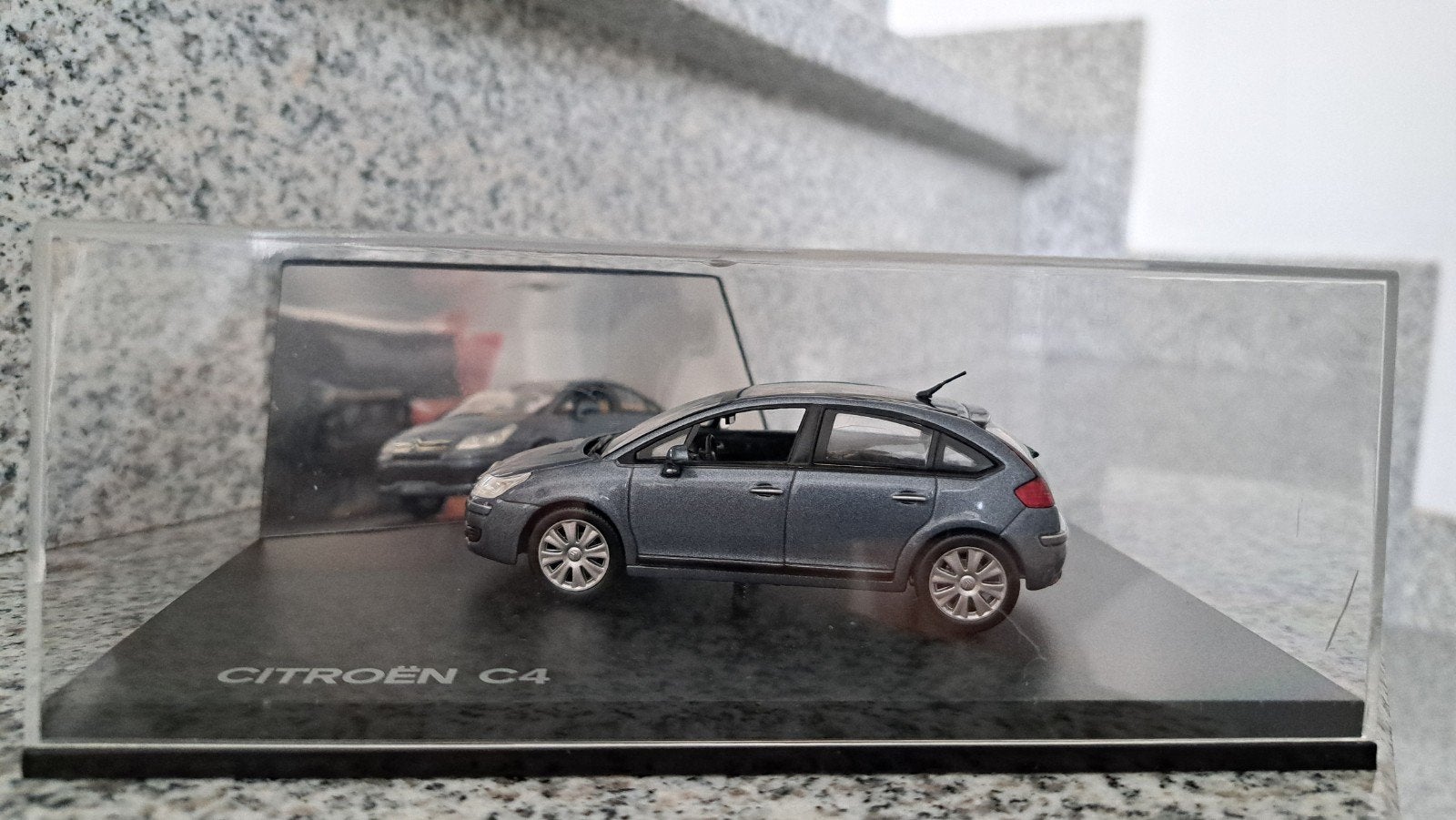 Miniatuur Citroën C4 - Grijs, Hobby en Vrije tijd, Ophalen, Nieuw, Auto, Matchbox