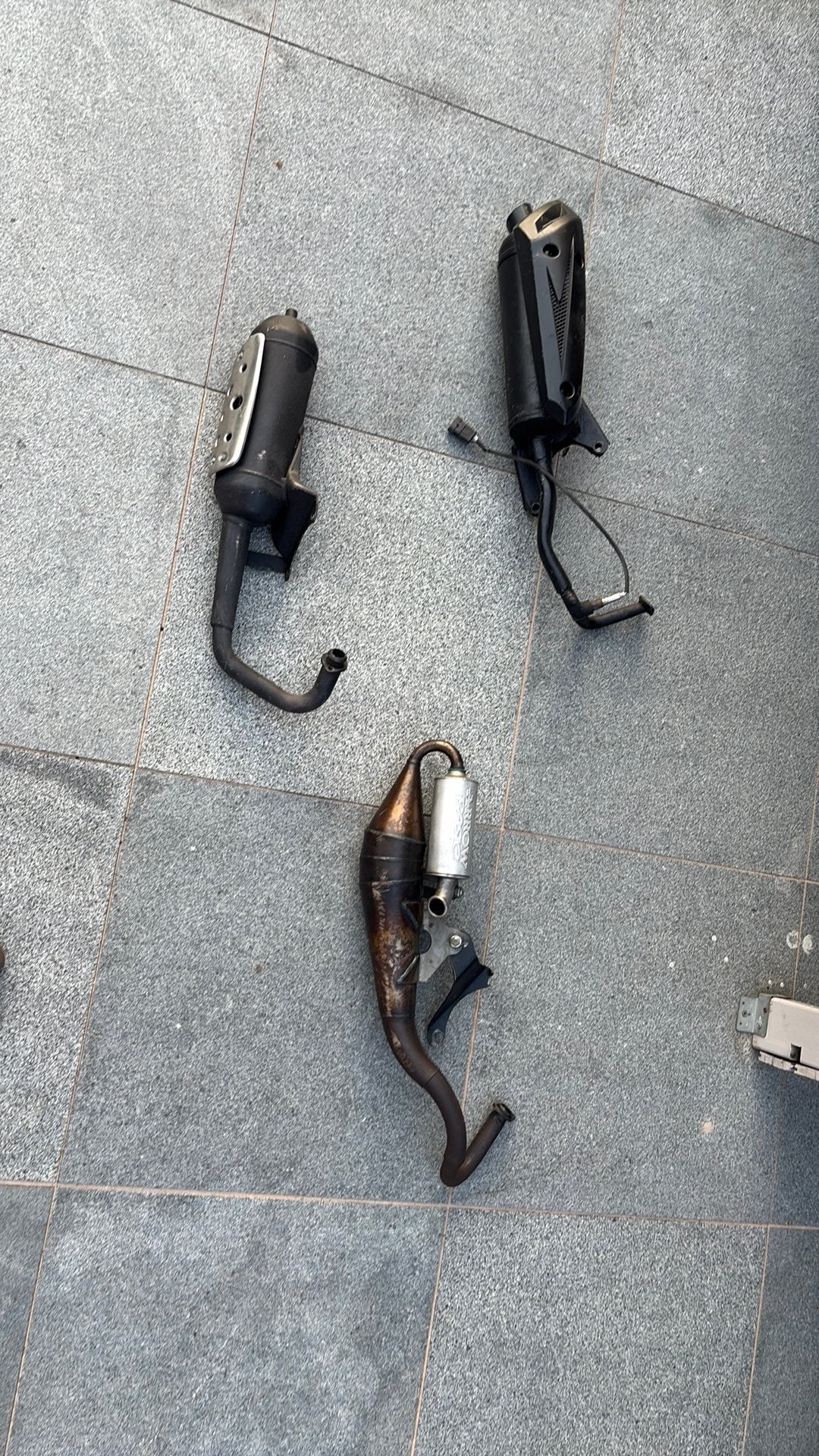 3 uitlaten te koop, Ophalen, Gebruikt, Uitlaat