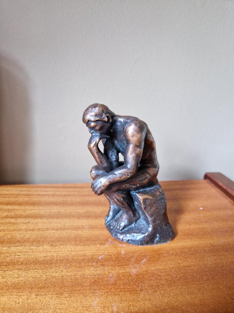 Auguste Rodin's 'the Thinker', Antiek en Kunst, Ophalen of Verzenden, Brons