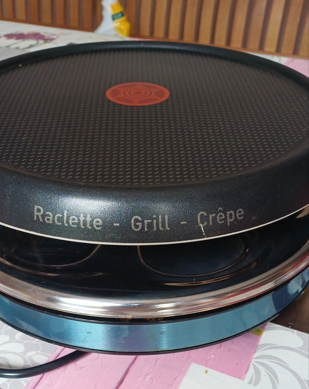 crêpe grill raclette tefal, Electroménager, Plaques de gril, Enlèvement, Utilisé, Gril de table